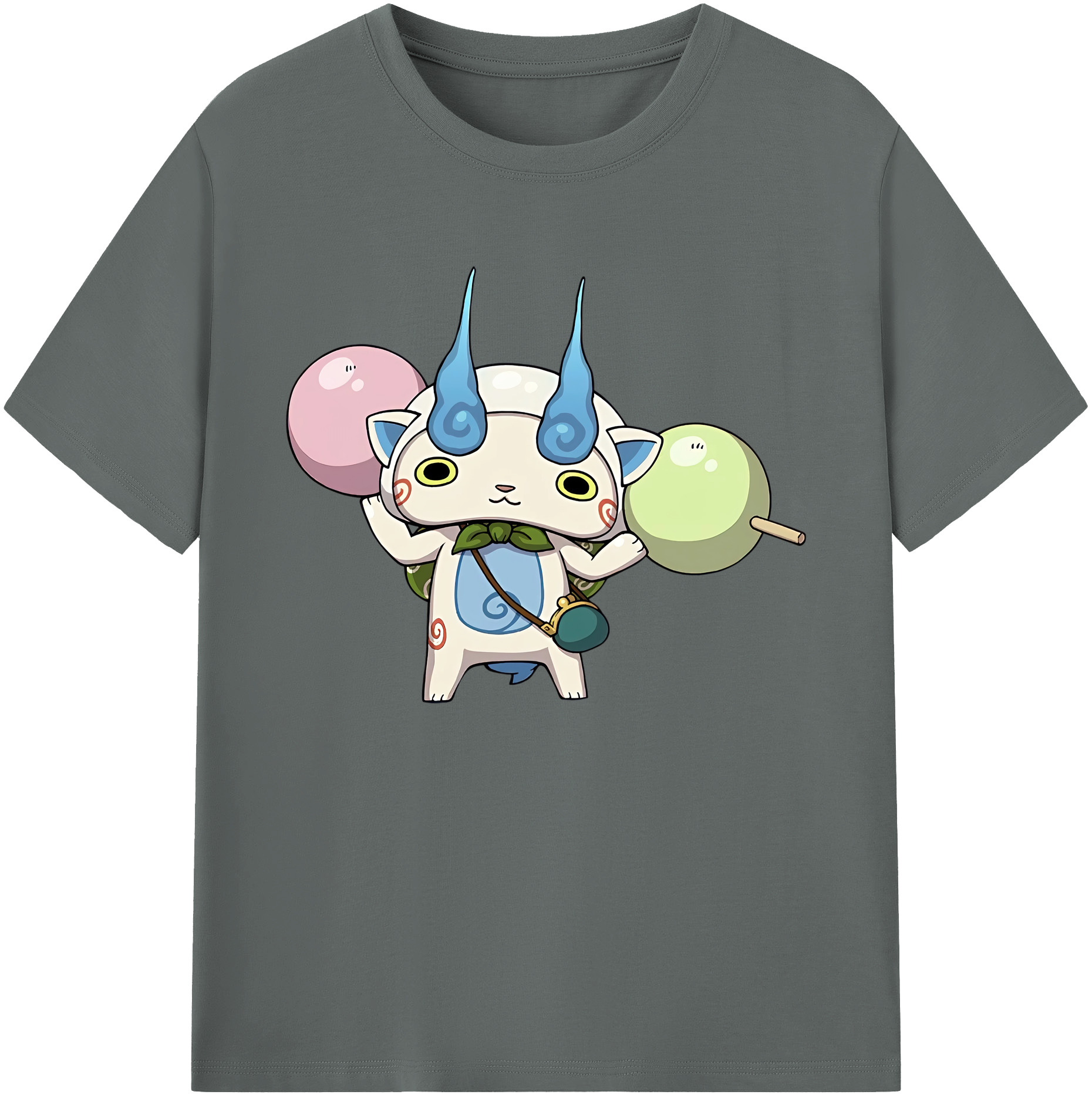 （画像用） 妖怪ウォッチ Yo-kai Watch 綿100％ メンズ半袖Tシャツ｜肌触りやわらか＆通気性
